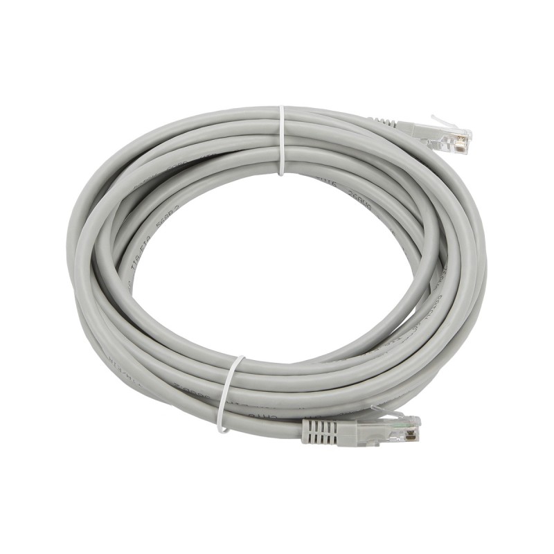 Cavo dati patch 5m RJ45 Cat. 5e UTP grigio