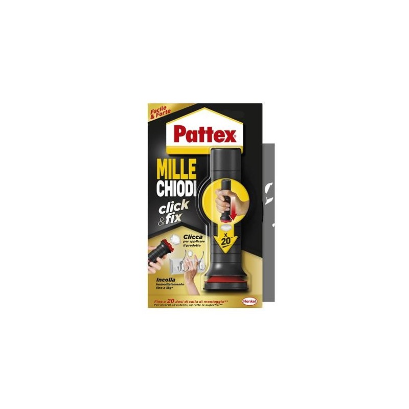 PATTEX MILLECHIODI CLICK & FIX 30g  - Cartone Standard