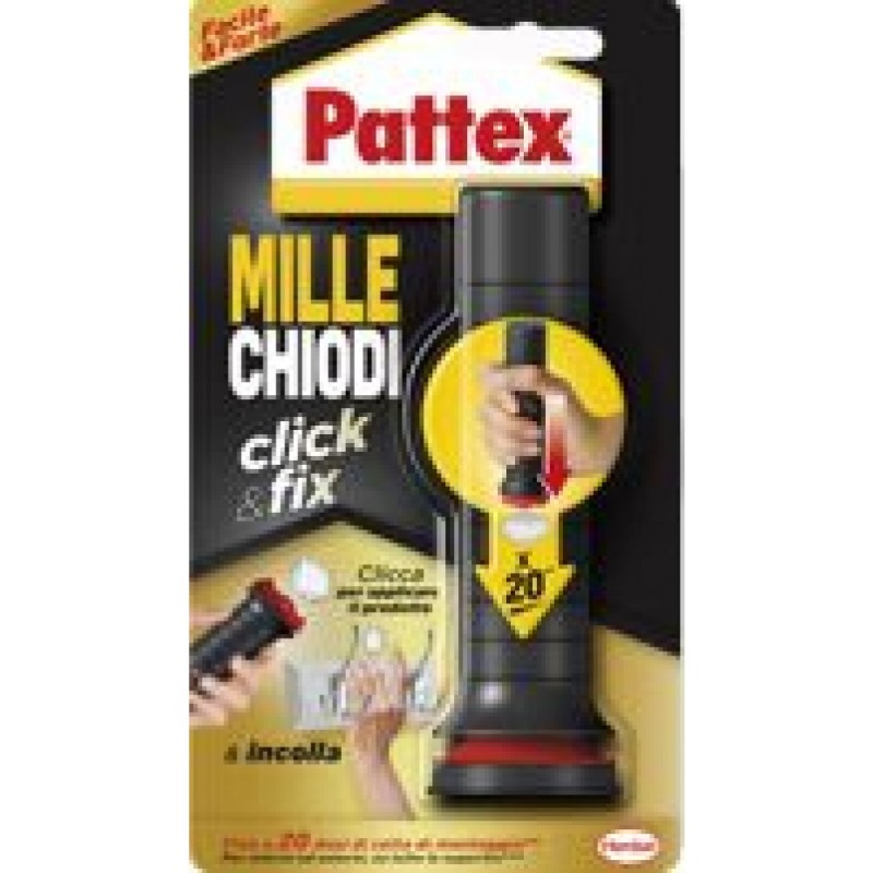 PATTEX MILLECHIODI CLICK & FIX 30g - Strip