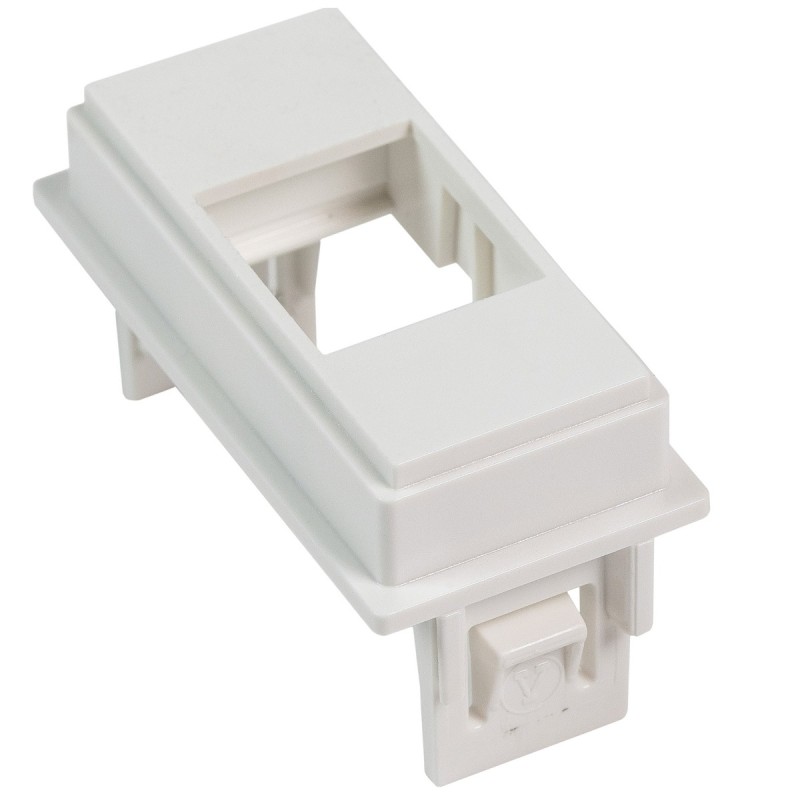 Adattatore Keystone per serie Bticino Living Now bianco