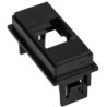 Adattatore Keystone per serie Bticino Living Now nero