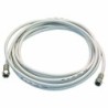Prolunga cavo coassiale TV 2m con connettori F bianco