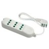 Multipresa Fido 3 uscite 10A con cavo 1,5m e spina 10A