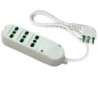 Multipresa Fido 3 uscite Bipasso con cavo 1,5m e spina 16A bianca