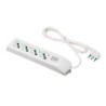 Multipresa Fido 4 uscite P40 con interruttore e spina 16A bianca