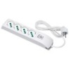 Multipresa Fido Speciale 4 uscite Bipasso P40 con cavo 1,5m, interruttore e spina Schuko 16A