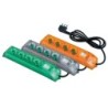Multipresa Fido 4 uscite Bipasso P40 con cavo 1,5m, interruttore e spina 10A