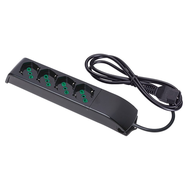 Multipresa Fido Speciale 4 uscite Bipasso P40 con cavo 1,5m e spina IEC C14 10A