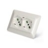 Multipresa Incasso Opera Plus 2 prese Bipasso P40 + 1 USB-C per serie Bticino Matix