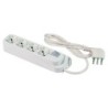 Multipresa Relife 4 uscite Bipasso P40 con cavo 1,5m, interruttore e spina 16A