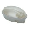 Plafoniera Panda Midi ovale IP65 per lampade E27 grigia