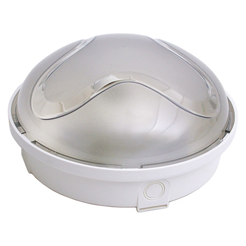 Plafoniera Panda Midi tonda IP65 per lampade E27 bianca