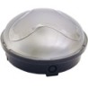 Plafoniera Panda Midi tonda IP65 per lampade E27 nera