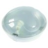Plafoniera Panda Maxi tonda IP65 per lampade E27 bianca