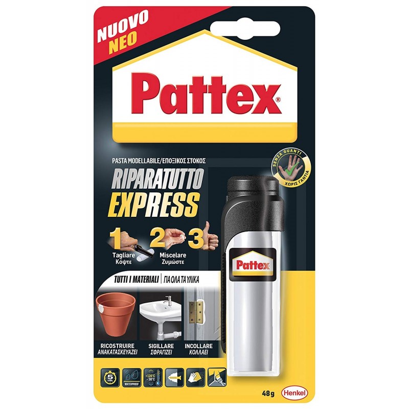 PATTEX RIPARATUTTO EXPRESS BARRETTA con cutter 48gr