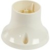 Punto luce da parete dritto E27 bianco