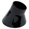 Punto luce da parete inclinato E27 nero