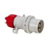 Spina industriale mobile 3P+T 16A 400V IP54 cablaggio rapido