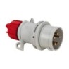 Spina industriale mobile 3P+N+T 32A 400V IP54 cablaggio rapido