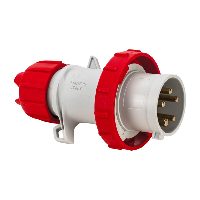 Spina industriale mobile 3P+N+T 16A 400V IP67 cablaggio rapido