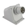 Spina industriale da parete 2P+T 16A 230V IP44