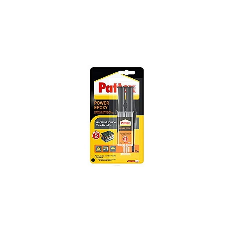 PATTEX POWER EPOXY ACCIAIO LIQUIDO SY 35g