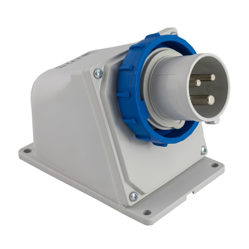 Spina industriale da parete 2P+T 16A 230V IP67
