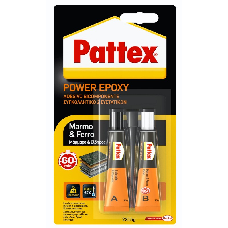 PATTEX POWER EPOXY MARMO & FERRO 30g