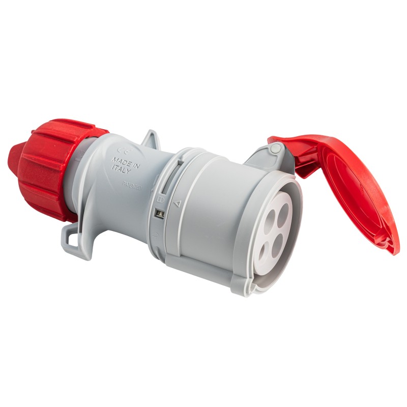 Presa industriale mobile 3P+T 16A 400V IP54 cablaggio rapido