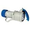 Presa industriale mobile 2P+T 32A 230V IP54 cablaggio rapido.