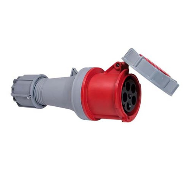 Presa industriale mobile 3P+T 63A 400V IP67.