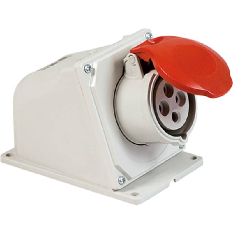 Presa industriale da parete 3P+T 16A 400V IP44.