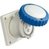 Presa industriale da incasso dritta 2P+T 32A 230V IP67.