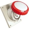 Presa industriale da incasso inclinata 3P+N+T 16A 400V IP67.