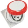Presa industriale da incasso inclinata 3P+T 16A 400V IP67.