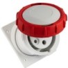 Presa industriale da incasso inclinata 3P+N+T 16A 400V IP67.