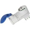 Adattatore multiplo Duplex spina 16A a 1 CEE e 1 Bipasso.