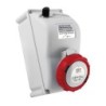 Presa interbloccata da parete Key Block 3P+T 16A IP67.