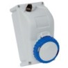 Presa interbloccata da parete Key Block 2P+T 32A IP67.