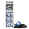 Quadro Ulisse 150 ASC IP65 con 5 prese mix e cavo.