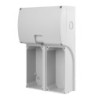 Quadro KB2 vuoto IP65 con coperchio cieco.