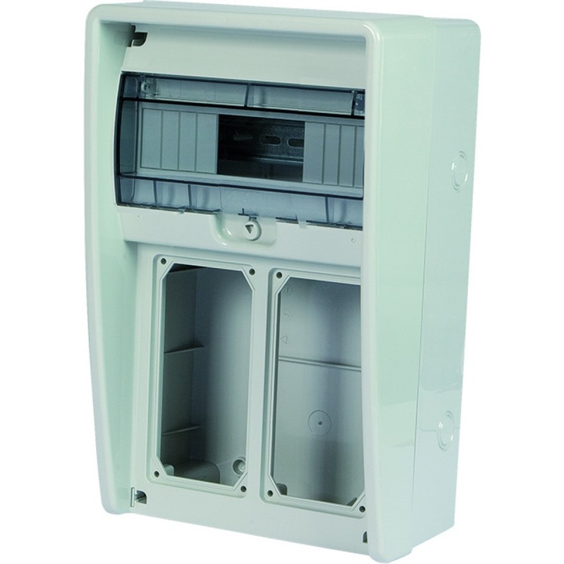 Quadro Ulisse 250 vuoto IP65 con 2 fori per interbloccate.