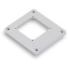 Flangia forata 75x85mm IP44 per quadri industriali.