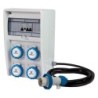 Quadro Ulisse 250 ASC IP65 con 4 prese CEE 16A, cavo e spina (3kW)