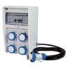 Quadro Ulisse 250 ASC IP65 con 4 prese CEE 16A, cavo 2m e spina (3kW)