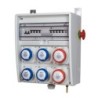 Quadro Ulisse 350 IP44 con 6 prese mix, emergenza, morsettiera e staffe
