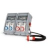 Quadro Ulisse 500 ASC IP65 con 6 prese mix, emergenza e cavo