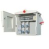 Quadro Polifemo MIDI ASC con 4 prese mix, emergenza e spina 16A (9kW)