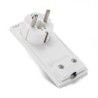 Spina Schuko Clock 16A (S31) ultra-piatta bianca