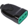 Presa mobile Bic€ì 16A Bipasso nera